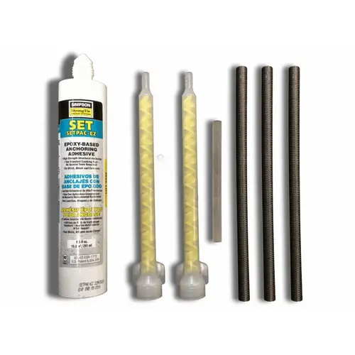 Epoxy Kit W/ (6) .5" Bolts