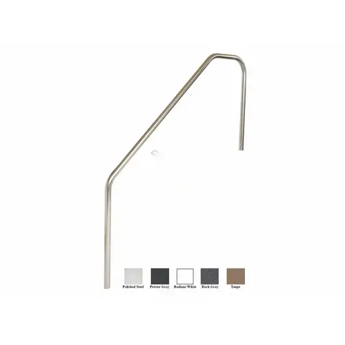 S.R. SMITH 3HR-6-065-3 6' Ss 3-bend Deck-to-stair Rail W/ 12" Ext