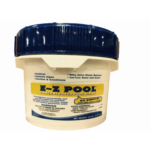 E-Z Pool EZP20 20 Lb Pail E-z Pool Concentrated Pool Blend White