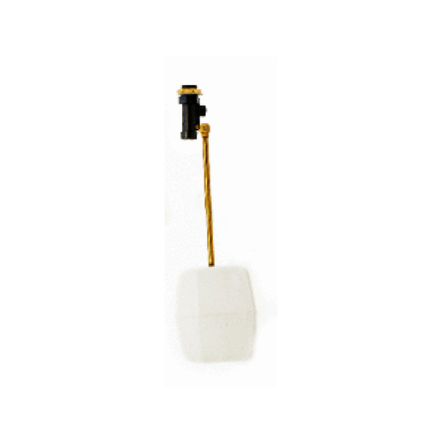 .375" Mpt Brass Autofill Float Valve White/Gold