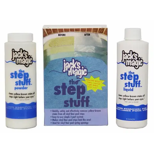 JACK'S MAGIC JMSTEPSTUFF Step Stuff Stain Remover Kit Pink or Straw
