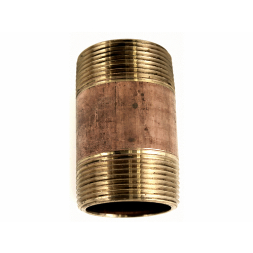 B80-1.5x3 Nipple Brass 1-1/ 2"x3"