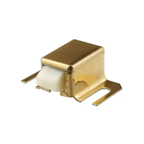Brass Finish Shower Door Catch with Nylon Tip