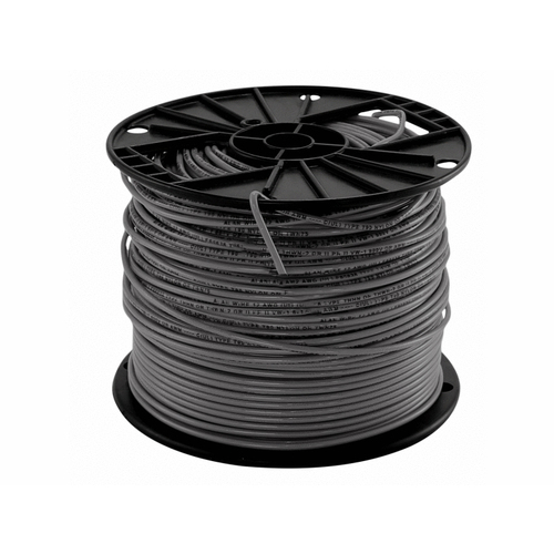 500'/rl #12 Gry Thhn Stranded Wire