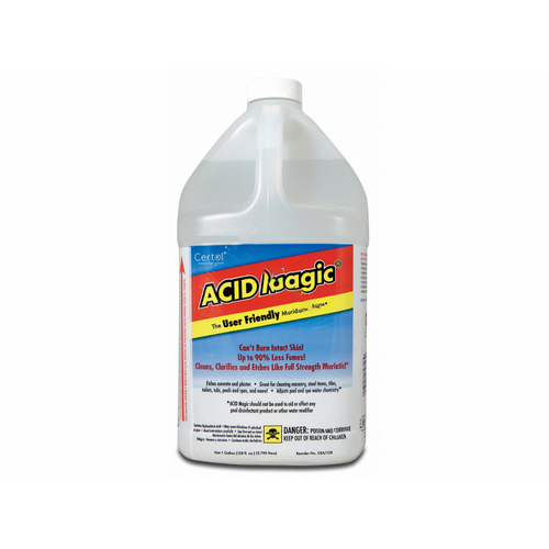 Gal Acid Magic Buffered Muriatic Acid Clear to Yellow