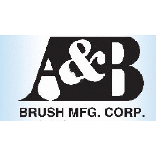 A&B Brush Manufacturing 3032 36" Combo Bristle Curved Alum Wall Brush