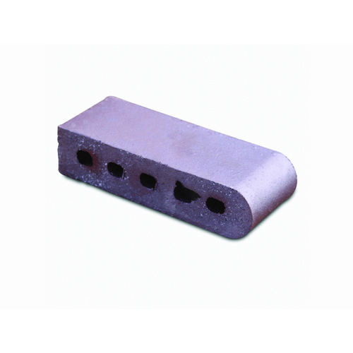 Pacific Clay Brick Products 074572200 9" Bkmi-9 Medium Iron Spot Cored Bullnose Coping