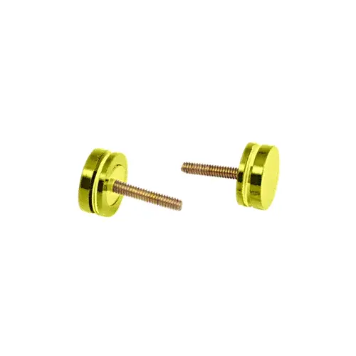 CRL 30SKGP Gold Plated Replacement Washer/Stud Kit for Single-Sided Solid Pull Handle