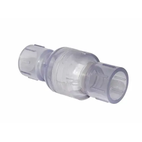 .5# 1" Spring Ck Valve Sxs Clr Clear