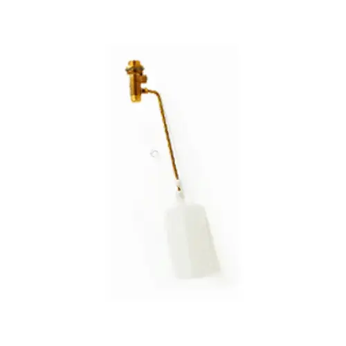 Float Valve Assy W/6" Ext. Arm White/Gold