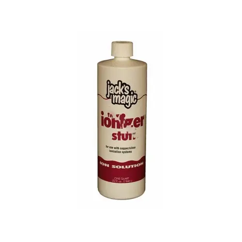 JACK'S MAGIC JMION032 32 Oz Bottle The Ionizer Stuff Ion Solution Straw