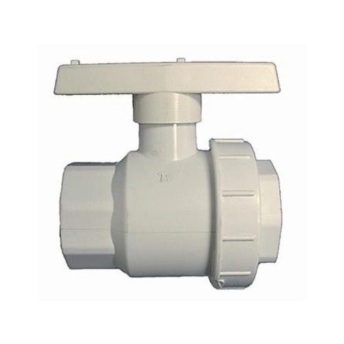 2" Ball Valve Union Single Sxs White