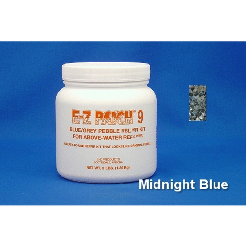 E-Z Products EZP-207 3 Lb E-z Patch 9 Pebble Plaster Repair Midnight Blue