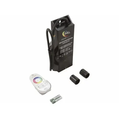 Misc Vendor 57-330-1620 Color Touch 4-wire Led Light Receiver/driver With Remote 12v 35w Black