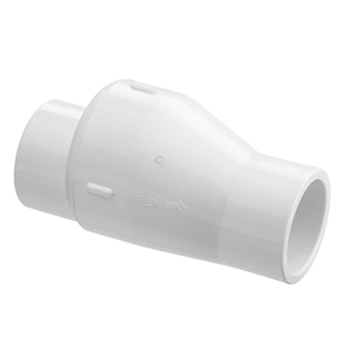 2" Slip X Slip Smart Check Valve With Magnet White