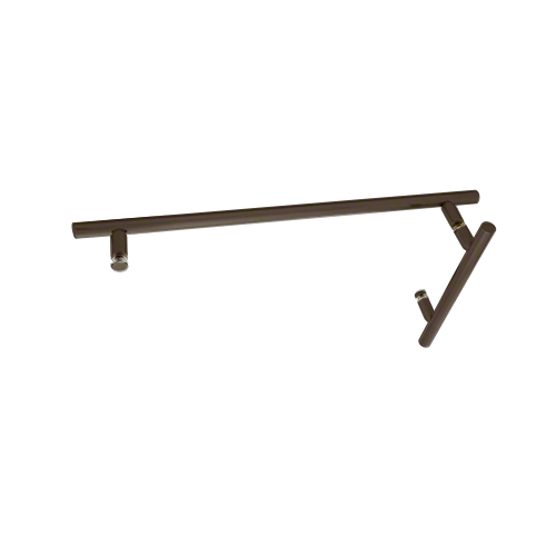 Oil Rubbed Bronze 6" x 18" LTB Combo Ladder Style Pull and Towel Bar