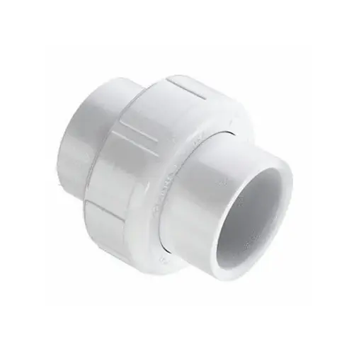 0.50" White Sch40 Pvc Cap Socket