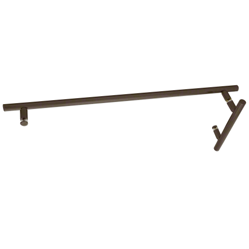Oil Rubbed Bronze 6" x 24" LTB Combo Ladder Style Pull and Towel Bar
