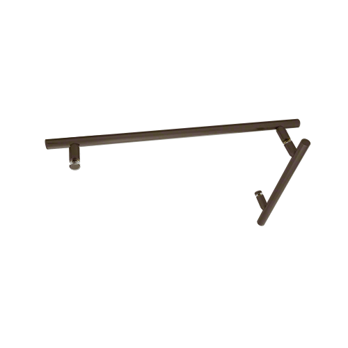 CRL LTB8X180RB Oil Rubbed Bronze 8" x 18" LTB Combo Ladder Style Pull and Towel Bar