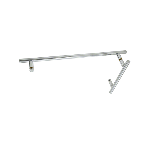 CRL LTB8X18CH Chrome 8" x 18" LTB Combo Ladder Style Pull and Towel Bar