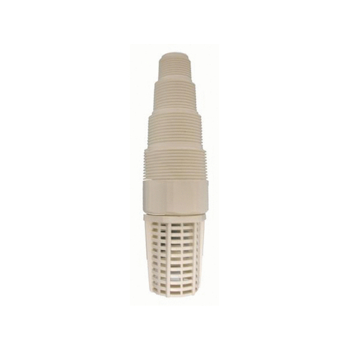 Plastic 4n1 Foot Valve White