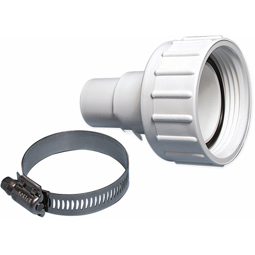 1.5"fbtx1.5"/1.25" Hose Adapter Pump Union White