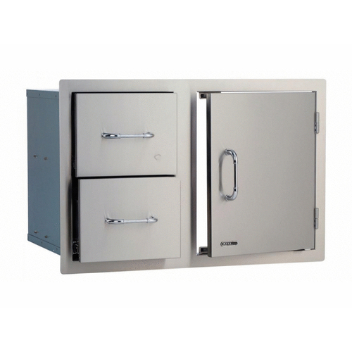 Bull Outdoor Products 25876 30"ss Access Door/drawer Combo