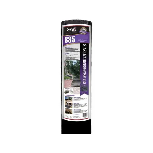 SRW PRODUCTS FSS5 125108 12.5'x108' Folded Roll Ss5 Fabric