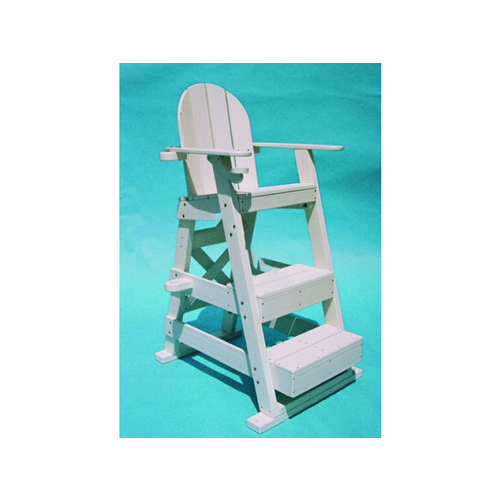 TAILWIND FURNITURE|DMO INC. LG510W White Lifeguard Chair With 40" Seat And Two Steps