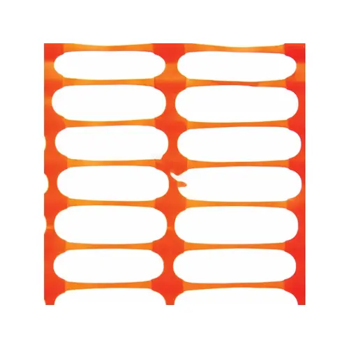 4'x100' Orange Light Weight Warning Fence
