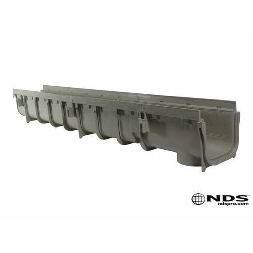 Nds  5"x1m Light Gry Deep Profile Channel Drain