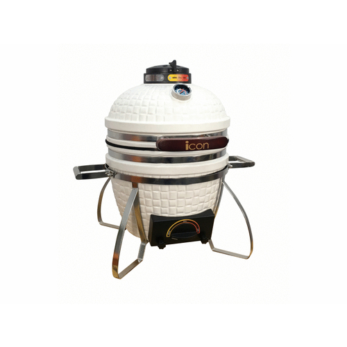 PHASE 2 LLC CG-101WCCSPN1-G Icon White Portable Ceramic Grill