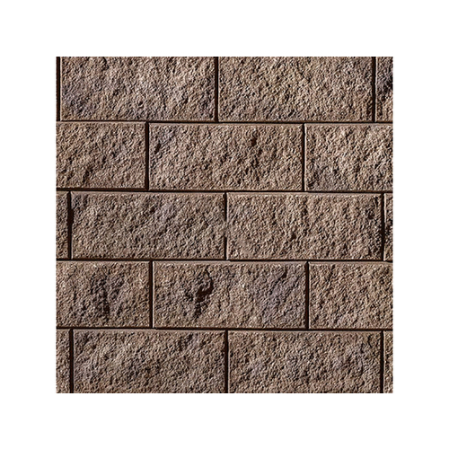 Semma Chestnut Brown Split Face Retaining Wall Corner & Pillar Kit