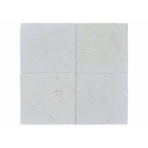 6x6 3cm Symra Shell Beige Tumbled Limestone Paver