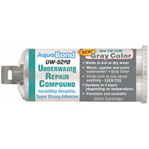 50 Ml Aquaflex Gray Underwater Repair Compound