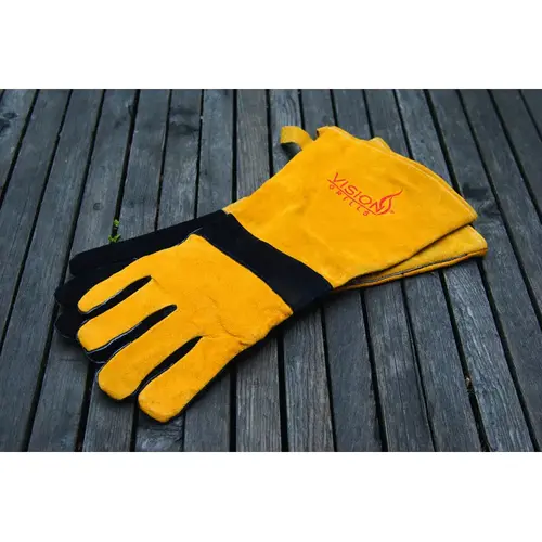 PHASE 2 LLC VG-GBGLOVES Heat Resistant Bbq Gloves Black