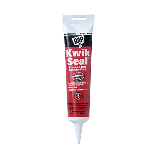 DAP DAP18001 White Kwik-Seal Kitchen and Bath Adhesive Caulk