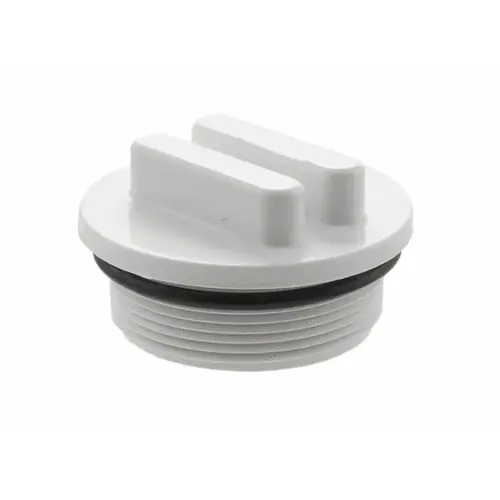 2" Winter Plug W/ Oring White