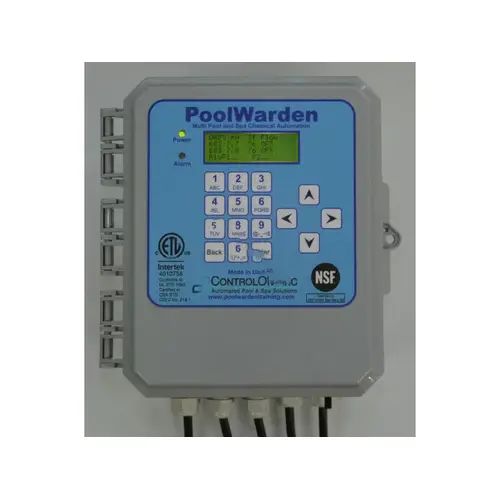 Controlomatic PW-SMTD-T22 Single Flow Mounted Pool Cell For Poolwarden Chemical Controller