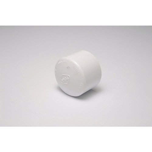 1.5" White Sch 40 Pvc Slip Cap