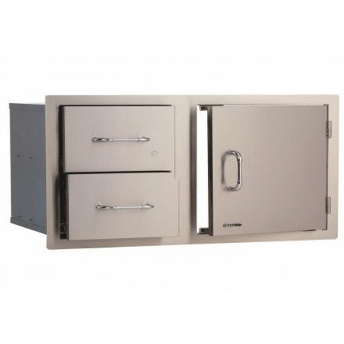 38" Ss Access Door & Drawer Combo