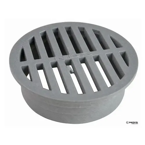 Nds 12" Round Grate Gray