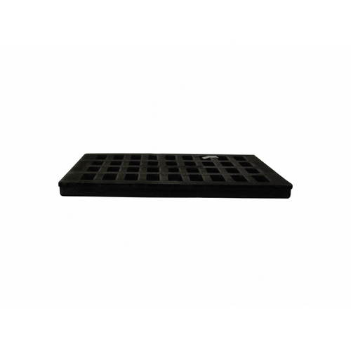 18" Black Cast Iron Catch Basin Grate