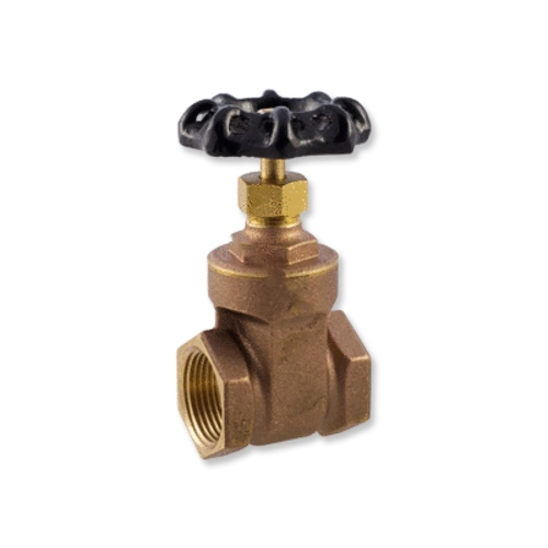 Turfgro 4" Brass Gate Valve Threaded