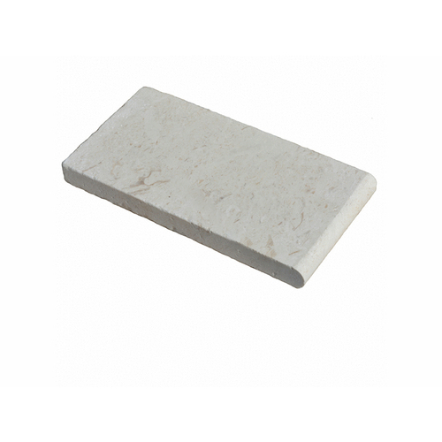 FBR Marble 310-113 4x9 3cm Symra Shell Bei Tumbled Travertine Coping