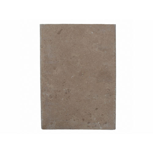 FBR Marble 310-151 Mocha Noce Tumbled Dbl Bn Coping Travertine 16x24 3cm