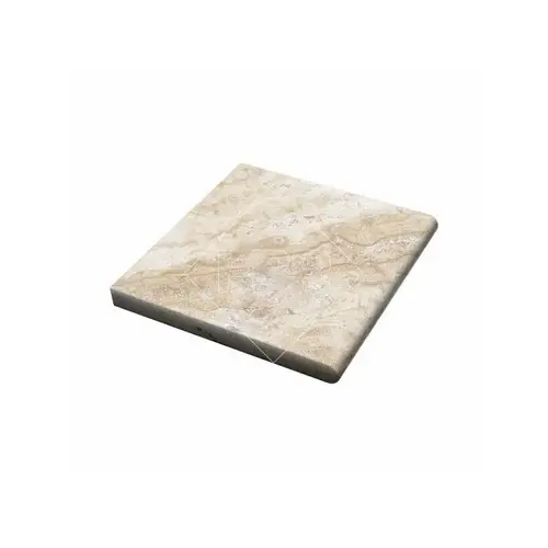 NPT 310-172 12" X 12" 3cm Philadelphia Coping Tumbled Travertine