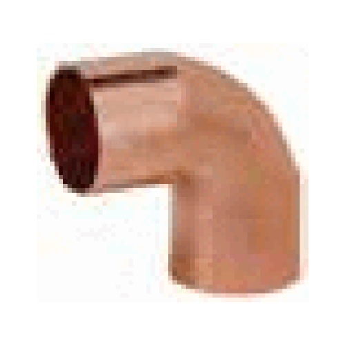 1" Copper 90 degree Elbow, Color: Brown, Size: 1"