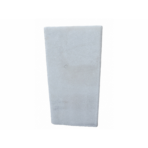 12" X 24" Bianco Turco Fine Picked Bullnose Coping