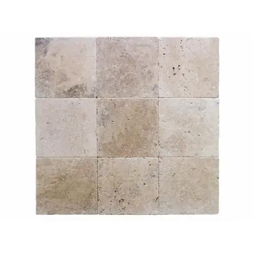 12" X 12" X .5" Tumbled Travertine Tile Philadelphia